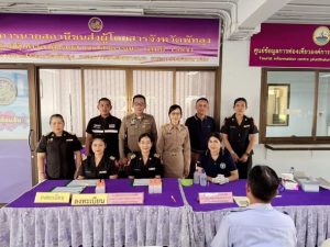 ตรวจหาสารเสพติดของเจ้าหน้า